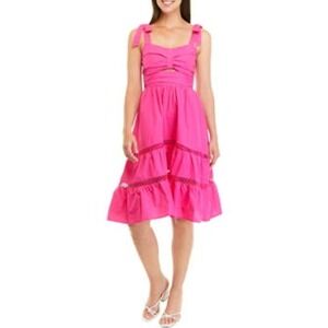 SOUTHERN FROCK
Women's Mimi Midi dress sun pink summer tank size S in great cond